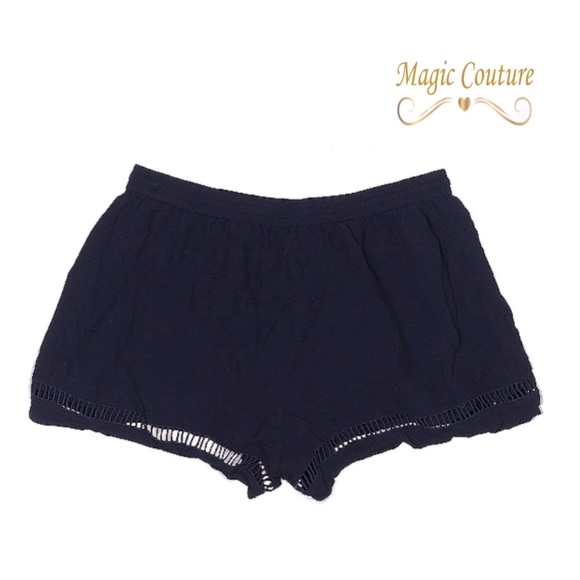 Rebecca Taylor Navy Ladder Stitch Shorts💙💙💙 - Picture 2 of 9